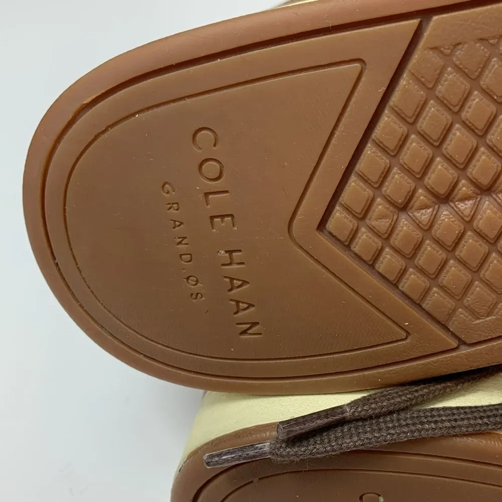 Cole Haan Men's Vartan 2.0 Midcut Brown Leather Sneaker Boot Size 12M